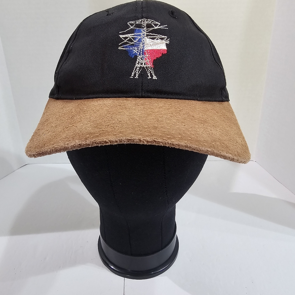 2007 Bryan Texas Utilities Mens Cap Adjustable Suede Bill Embroidered Logo